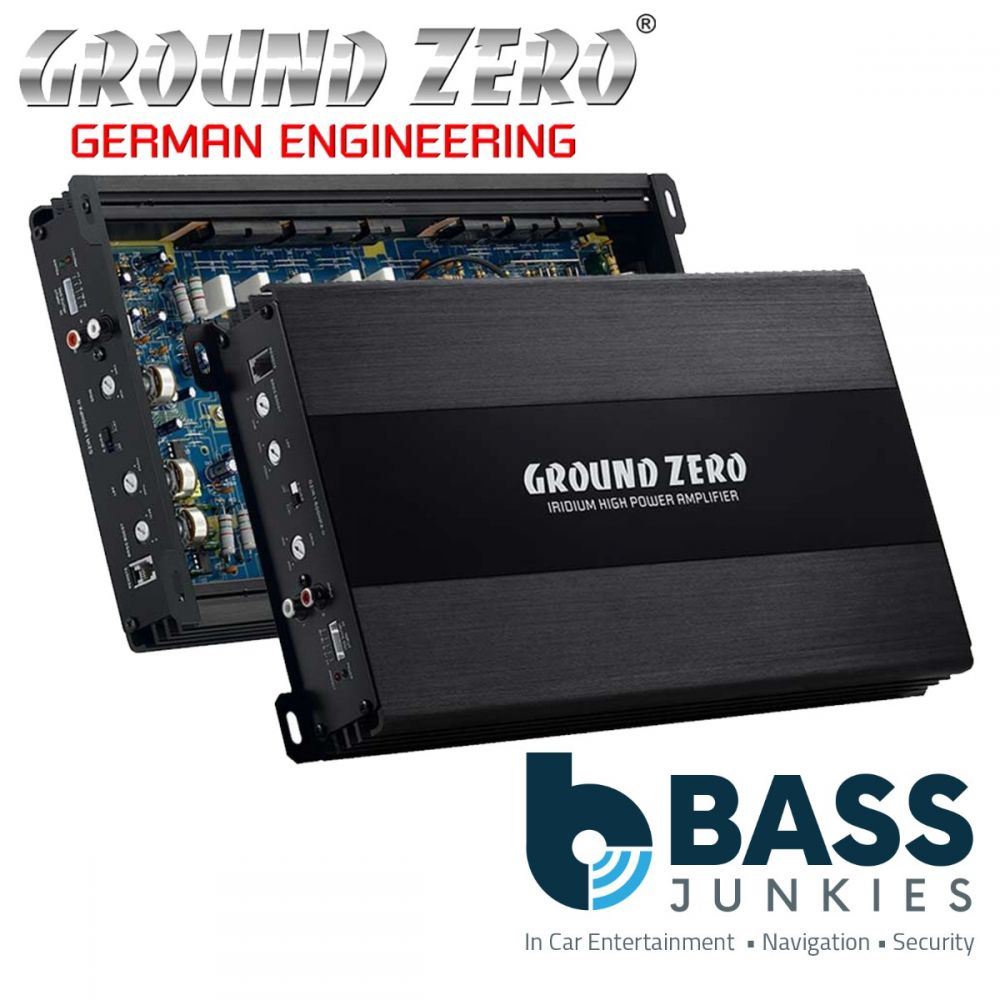 Ground Zero GZIA 1.600HPX-II - Class D Monoblock 600 Watts 1 Ohm Stable Car Amplifier