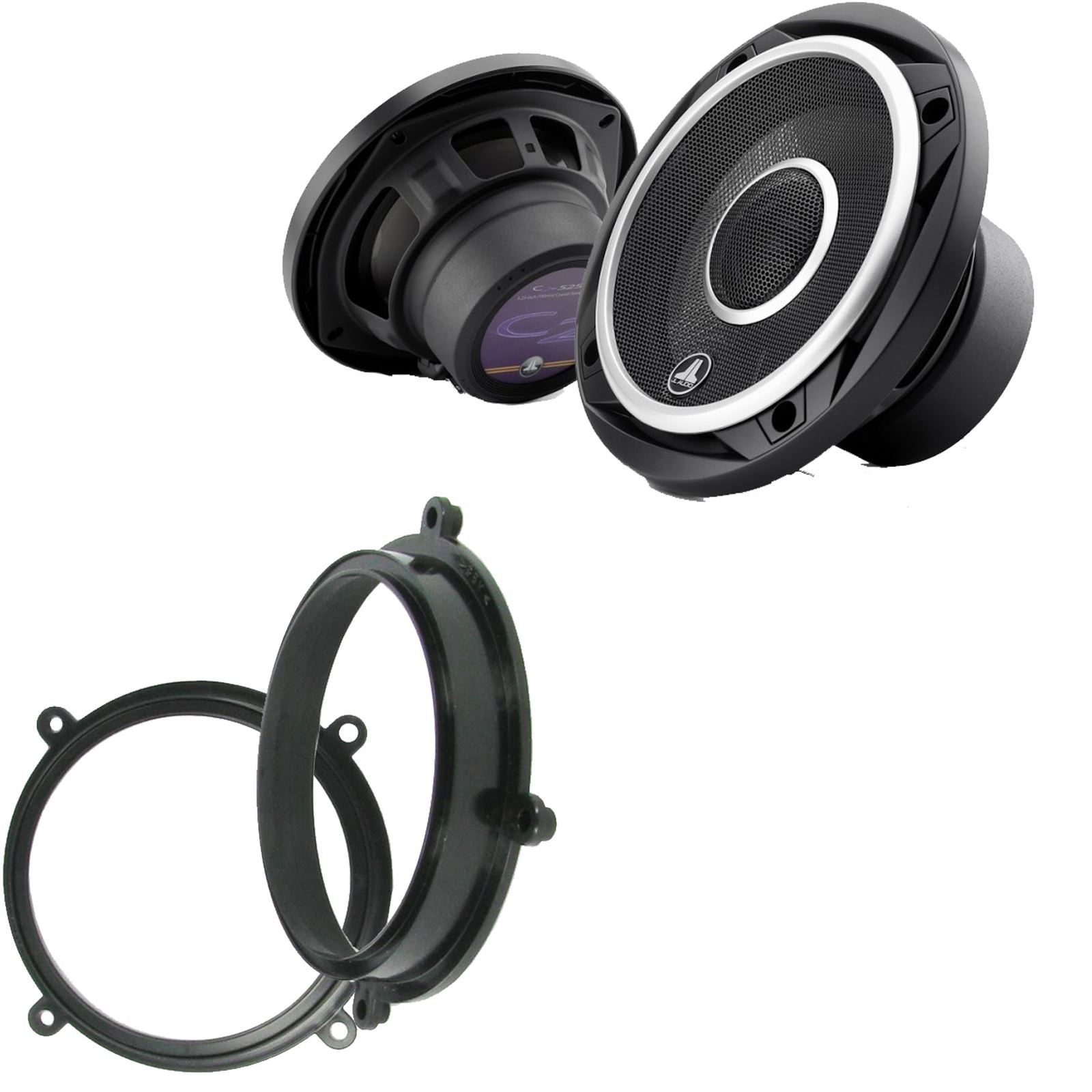 JL Audio C2-525X 2-Way 130mm/13cm/5.25" Coaxial Speakers (Per Pair 450 Watts) Fits Fiat Bravo 1995-01 | Brava 95-01 | Marea 96-02