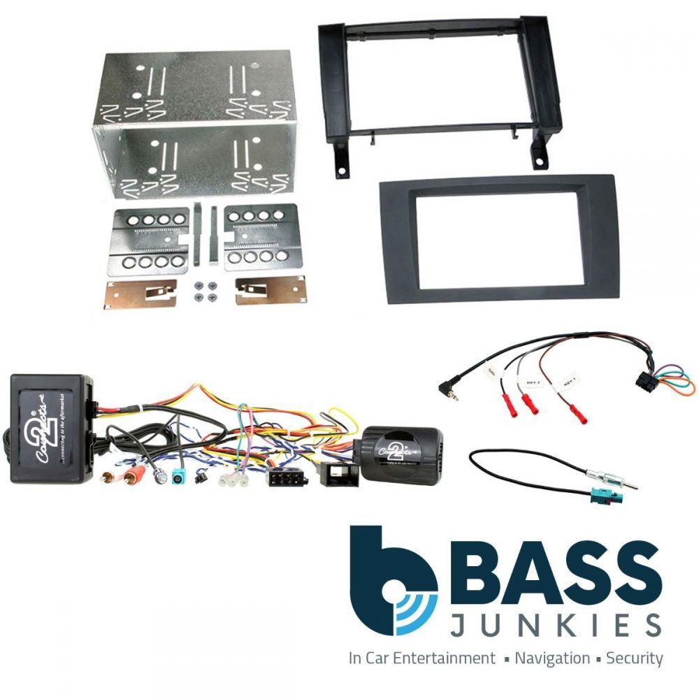 Connects2 CTKMB24 - Mercedes SLK 2004-2010 Double Din Fascia Installation Kit