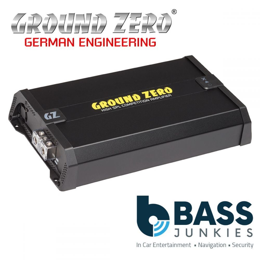 Ground Zero GZCA 8.0K-SPL - Class D MonoBlock 8960 Watts RMS Car Amp Amplifier
