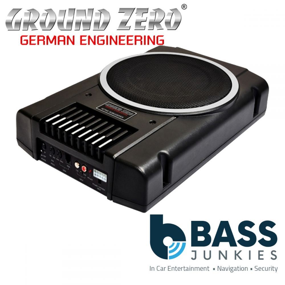 Ground Zero GZTB 20ACT - Active Underseat 8" inch 20cm 160 Watts Car Subwoofer