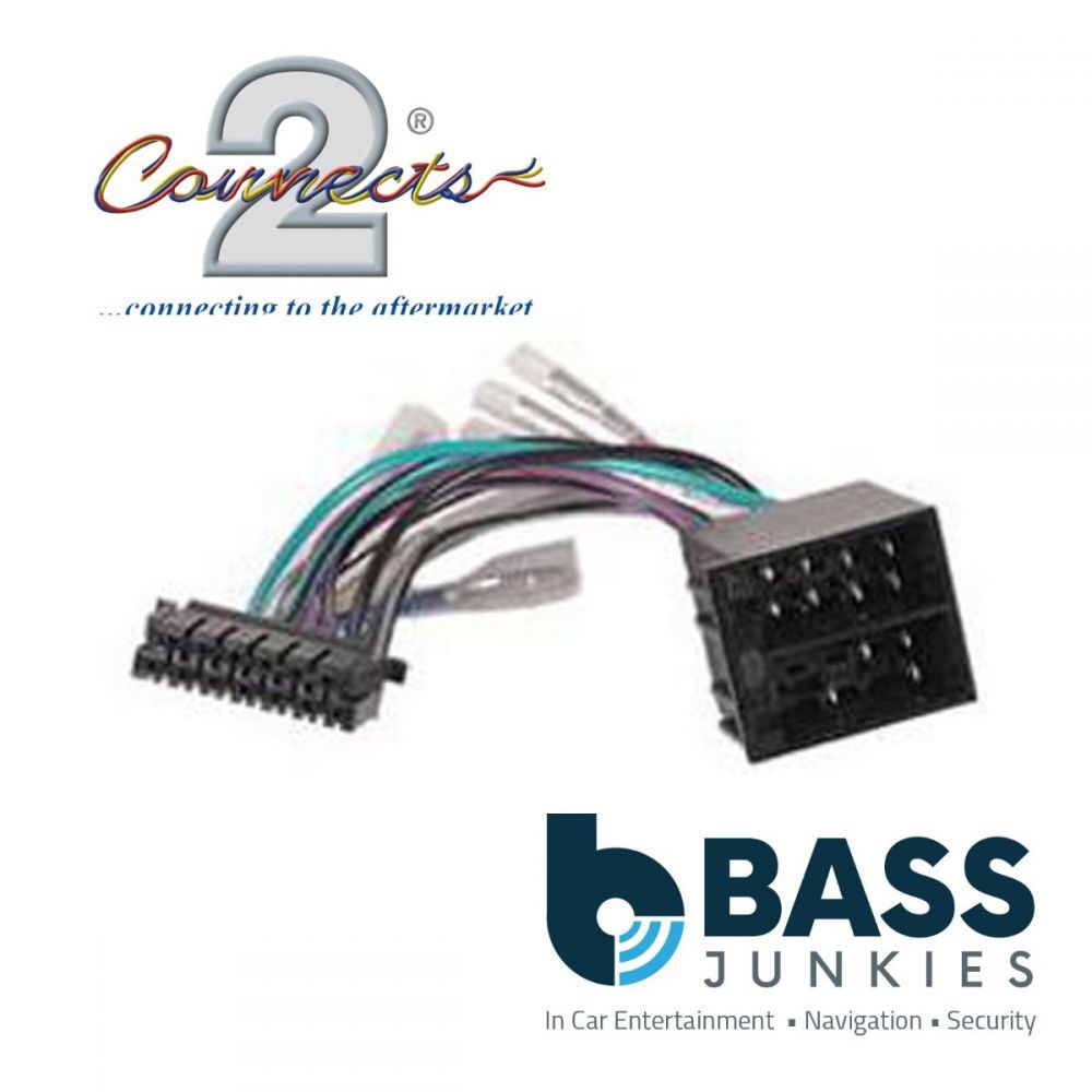 Connects2 CT21JV02 - JVC 13 PIN Car Stereo Radio ISO Wiring Harness Lead Cable