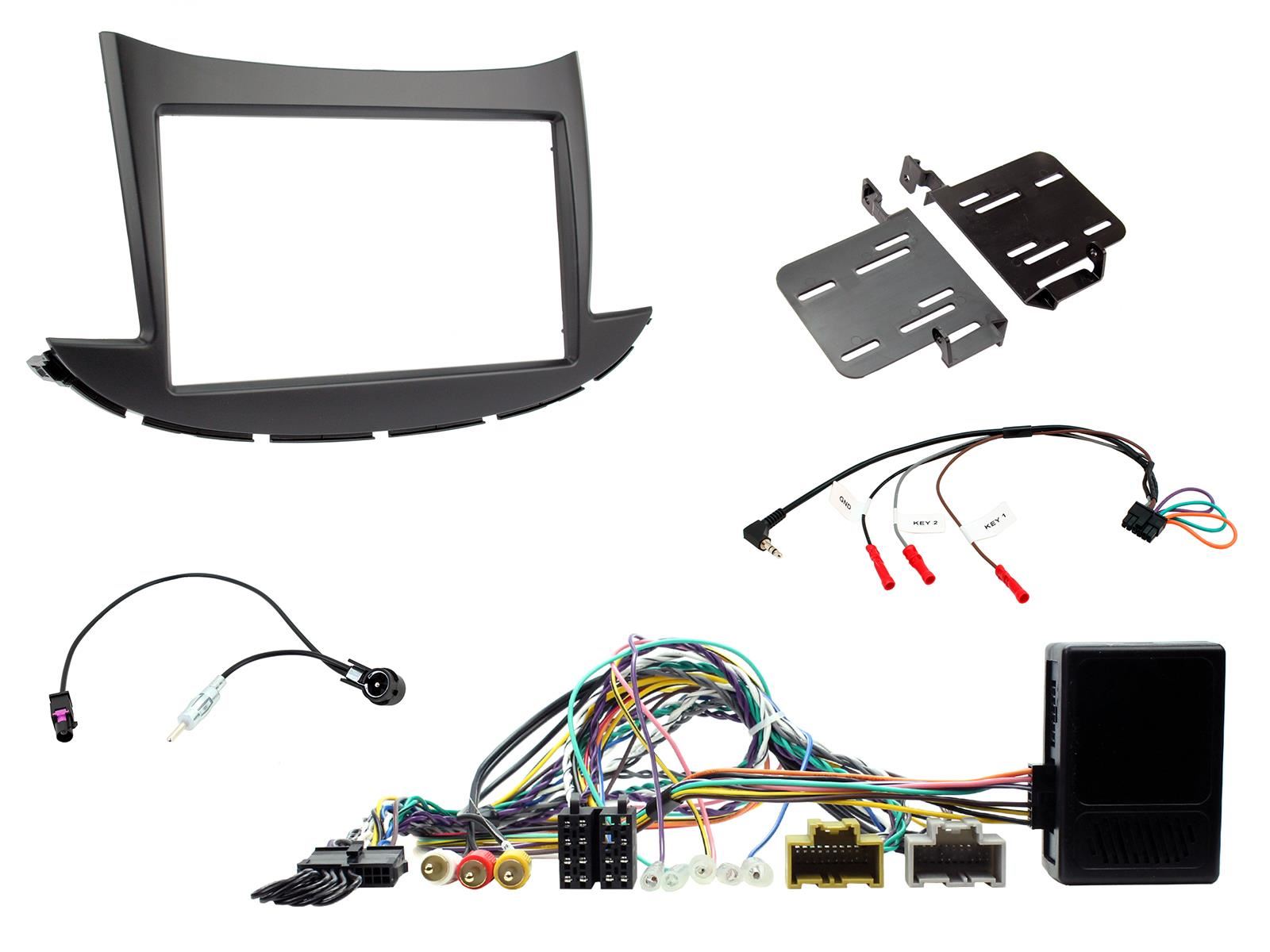 SONY XAV-1550D DAB+ Smart Bluetooth Car Radio + Stereo fitting kit + Steering Wheel Controls Loom for Chevrolet Trax 2017-2021