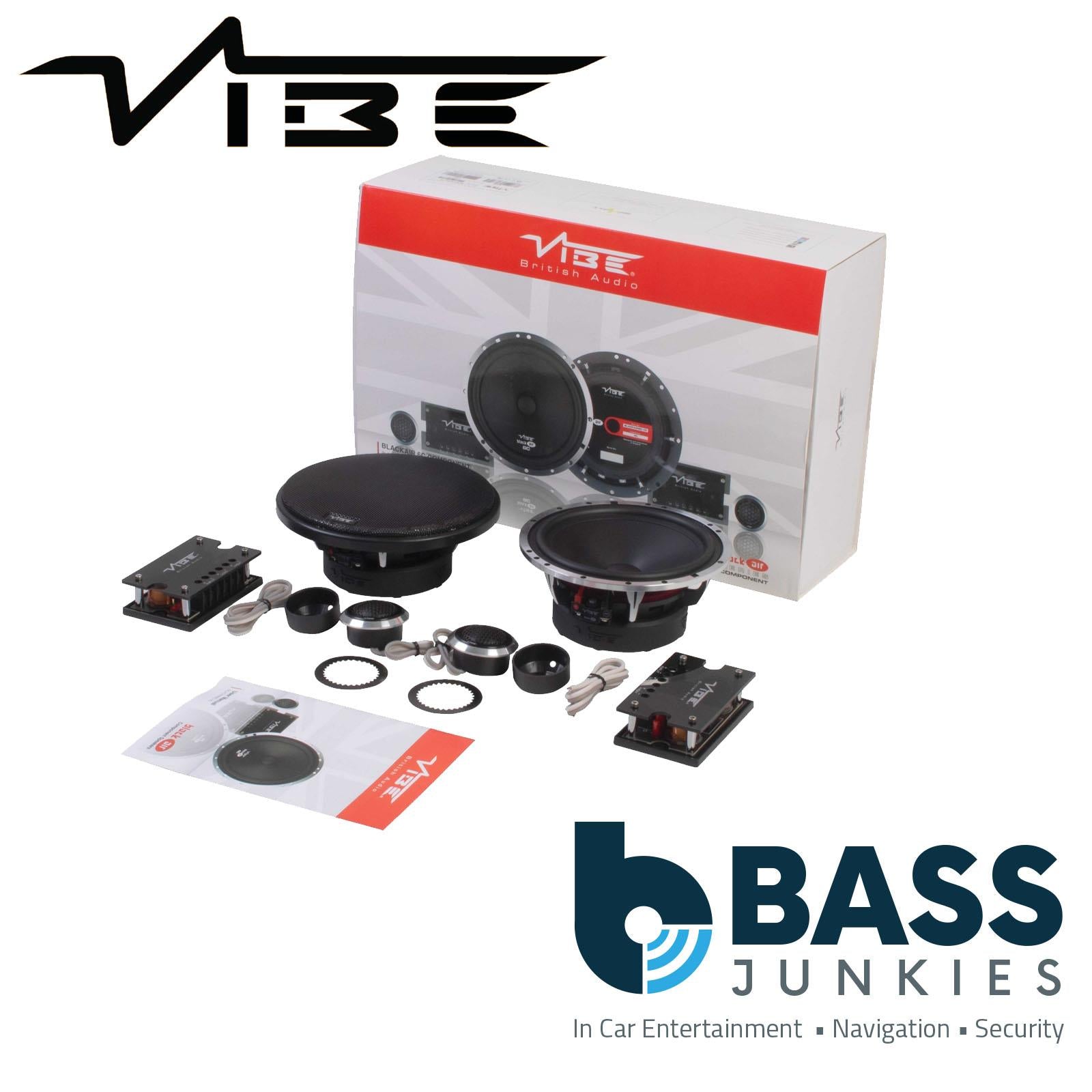 VIBE BLACKAIR6C-V0 6.5" 4Ohm 420W Peak Power Car Audio Component Speakers