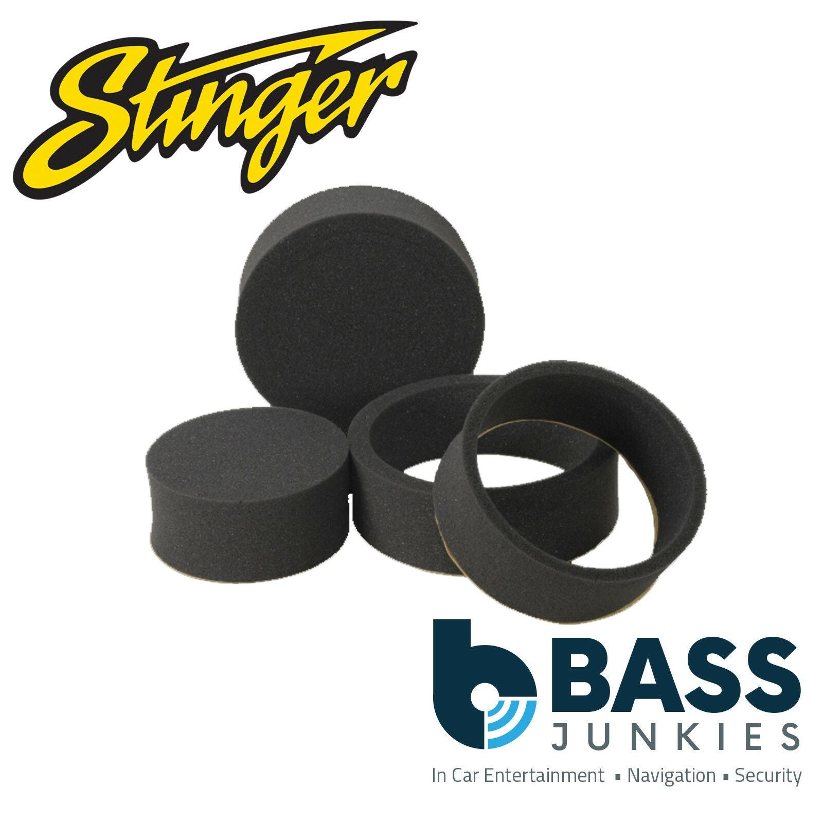 Stinger Roadkill RKFR69 Fast Rings 6x9" Speaker Foam Sound Absorber Kit