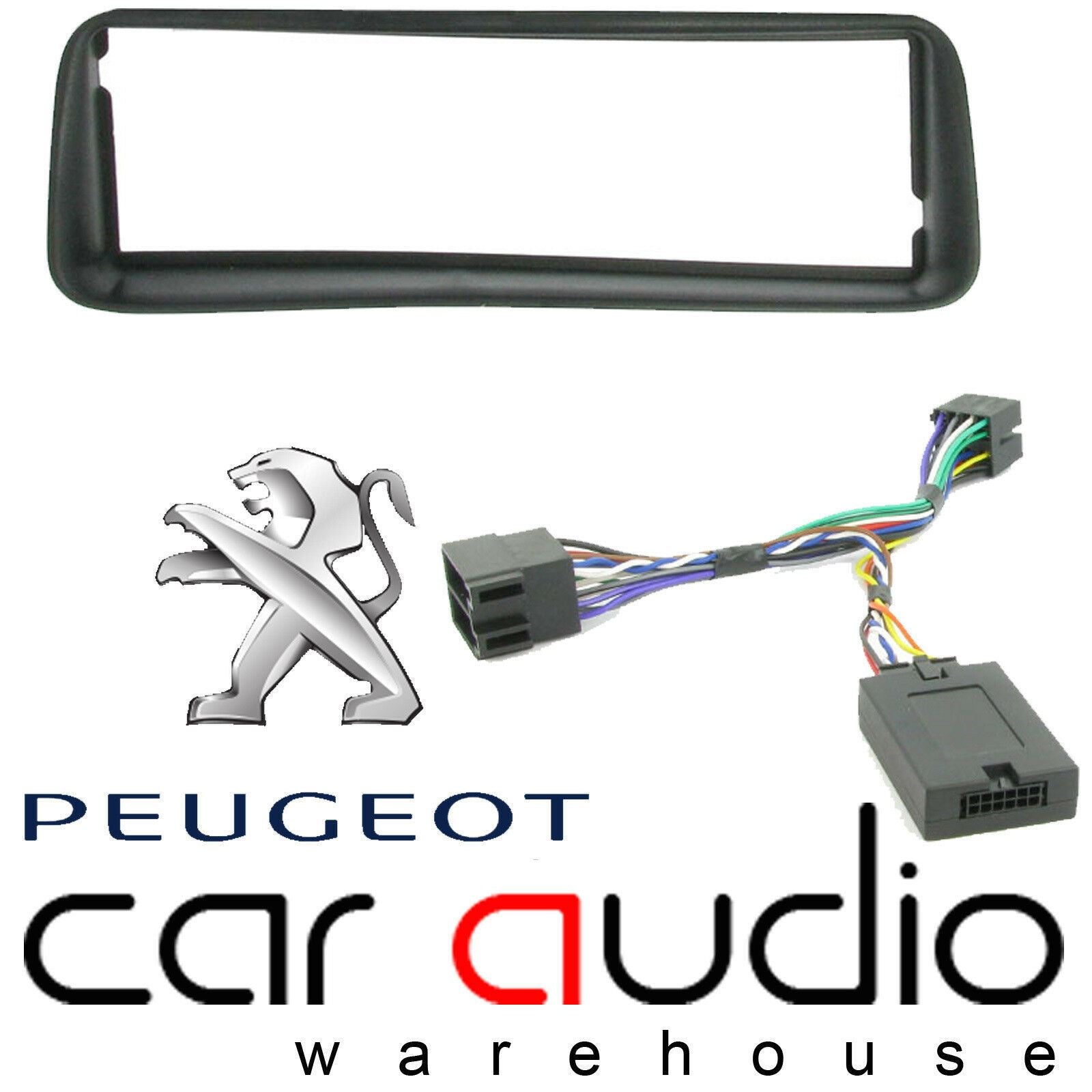 Connects2 CTKPE01 - Peugeot 206 2002 - 2008 Onwards Double Din Fascia & Steering Wheel Interface Installation Kit