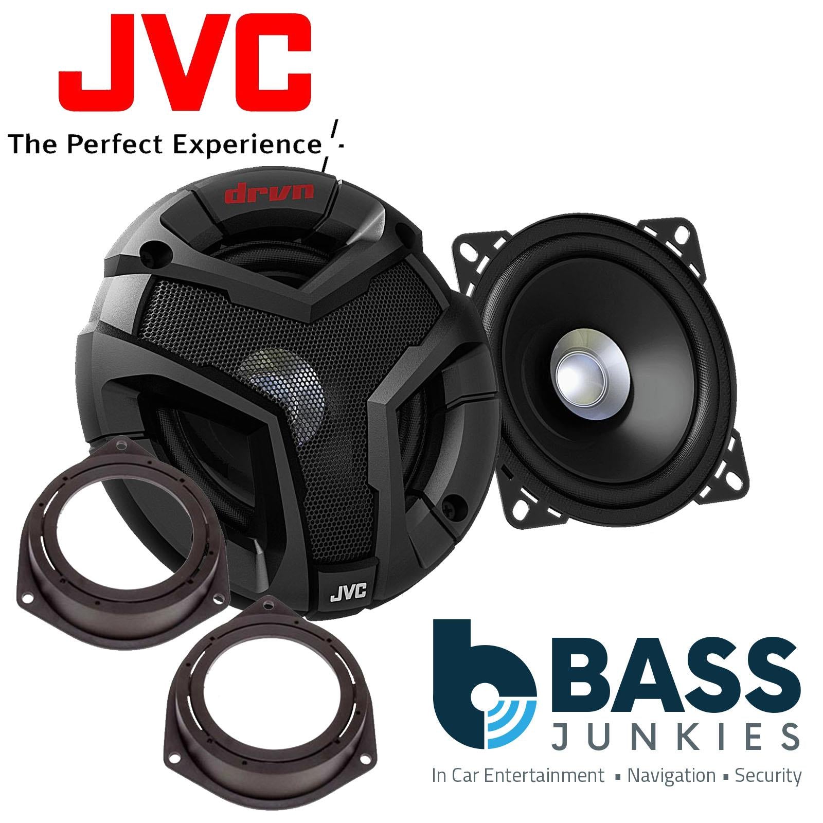 JVC CS-V418 4" 10cm Dual Cone 360 Watts Car Van Door Coaxial Speakers Pair Fits