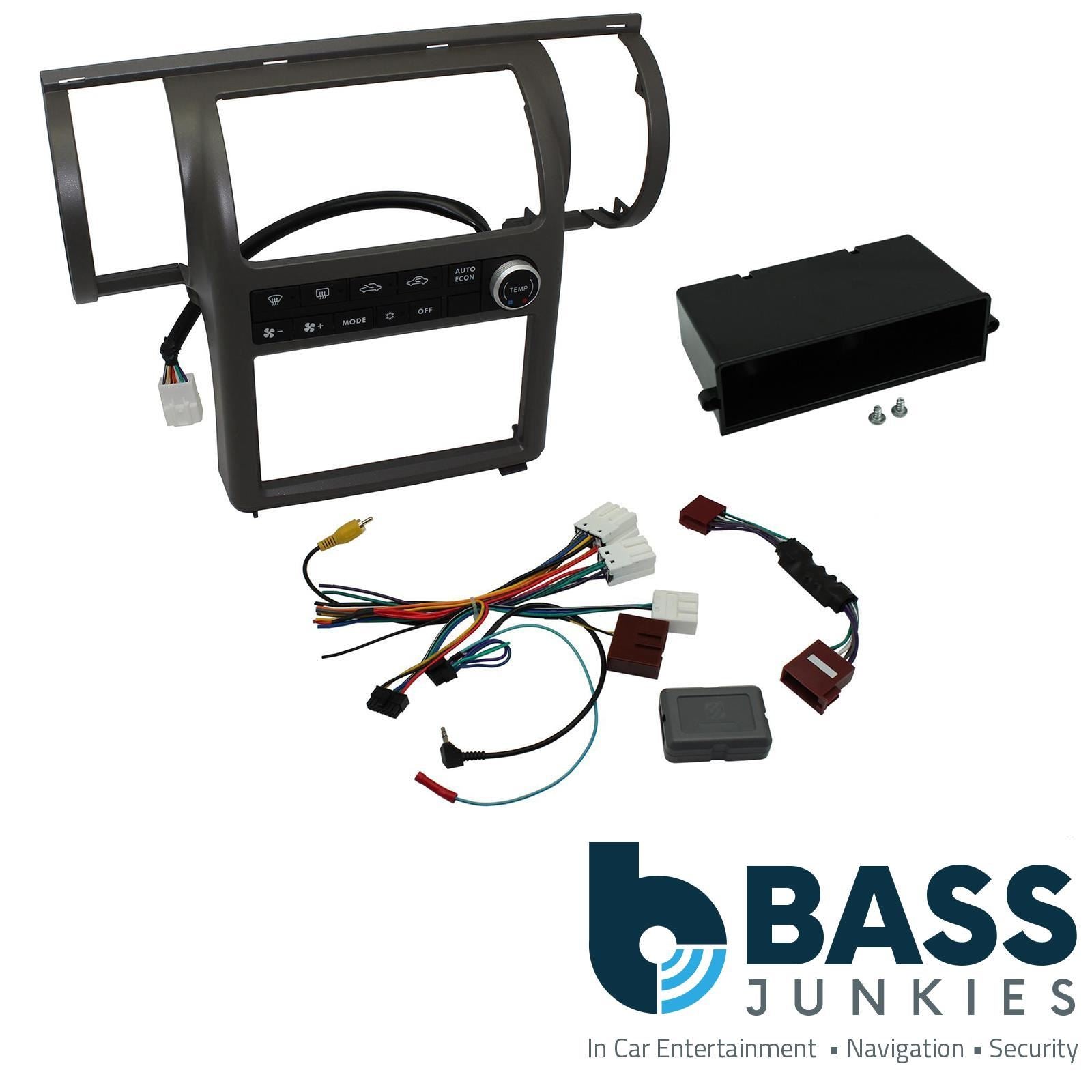Connects2 Double Din Stereo fitting kit for Nissan Skyline 2003-2004 | Infiniti G35 2003-2004 Vehicle Specific Stereo Screen Steering Controls Fitting Kit