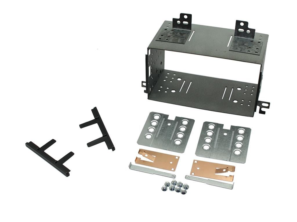Grundig 6.8" Apple Android Double Din Stereo Fitting Kit + Steering Wheel Stalk Controls to fit Kia Rio 2008-11