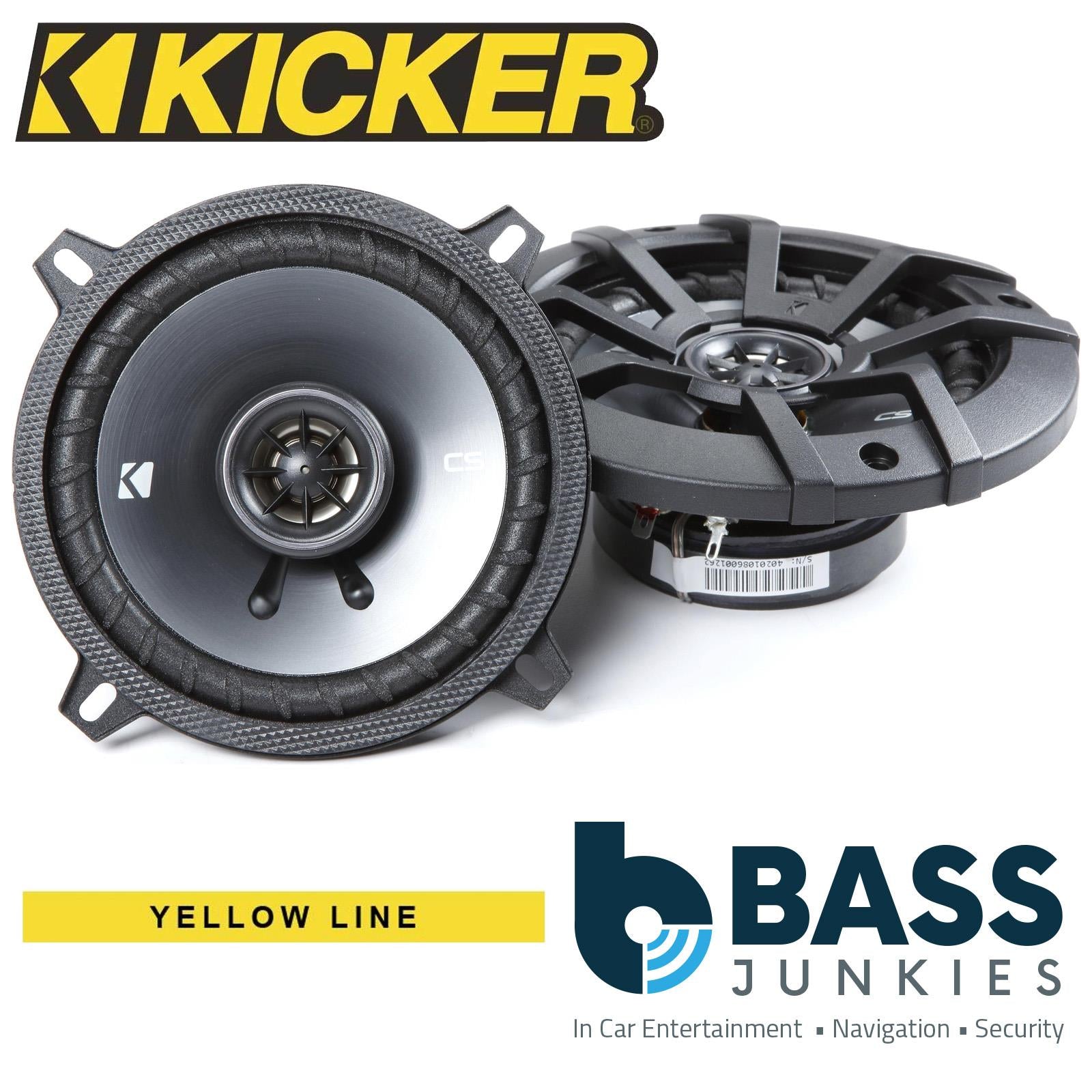 Kicker CSC54 - 5.25" 13cm 130mm 225 Watts 2 Way Car Van Front or Rear Door Coaxial Speakers