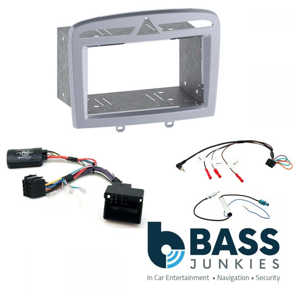 Connects2 CTKPE06 - Peugeot 308 2007 Onwards Double Din Fascia & Steering Wheel Interface Installation Kit