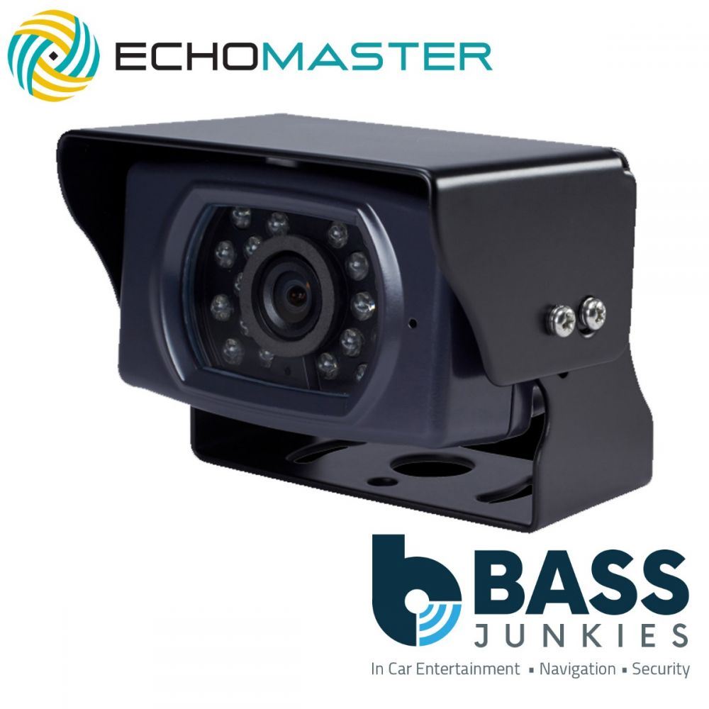 Echomaster PCAM-IRF-P 1/4" CCD Commercial Reverse Camera with Night Vision