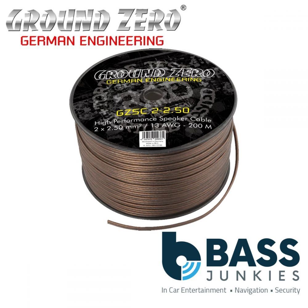 Ground Zero GZSC 2-2.50 - 2.50 mm² Speaker cable spool 200m spool