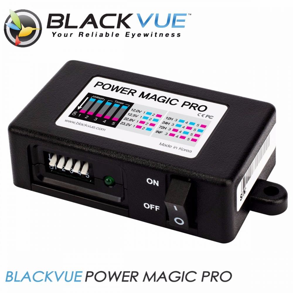 BLACKVUE POWERMAGICPRO - Mobile Power Monitioring Unit Source Prevention To Discharge