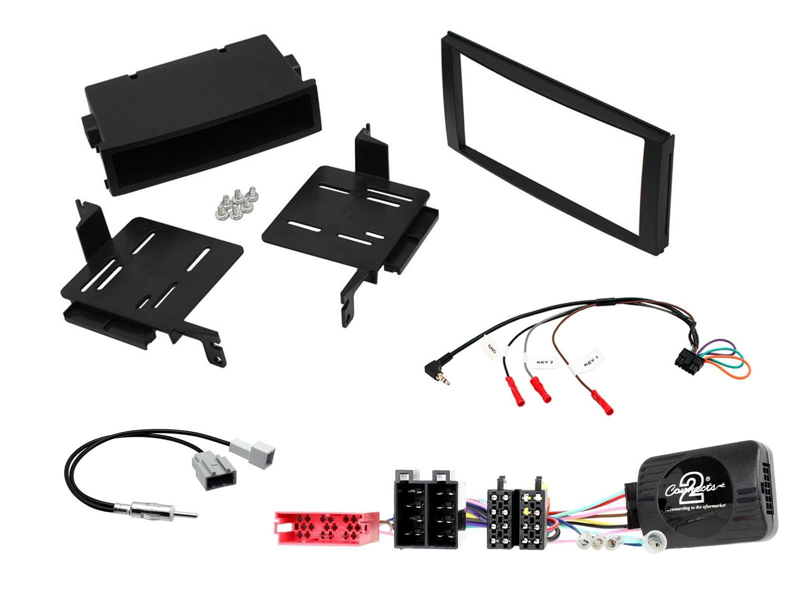 Connects2 CTKHY04 Hyundai Santa-Fe 2010-2012 Stereo Double Din Fascia Steering Wheel Interface Kit