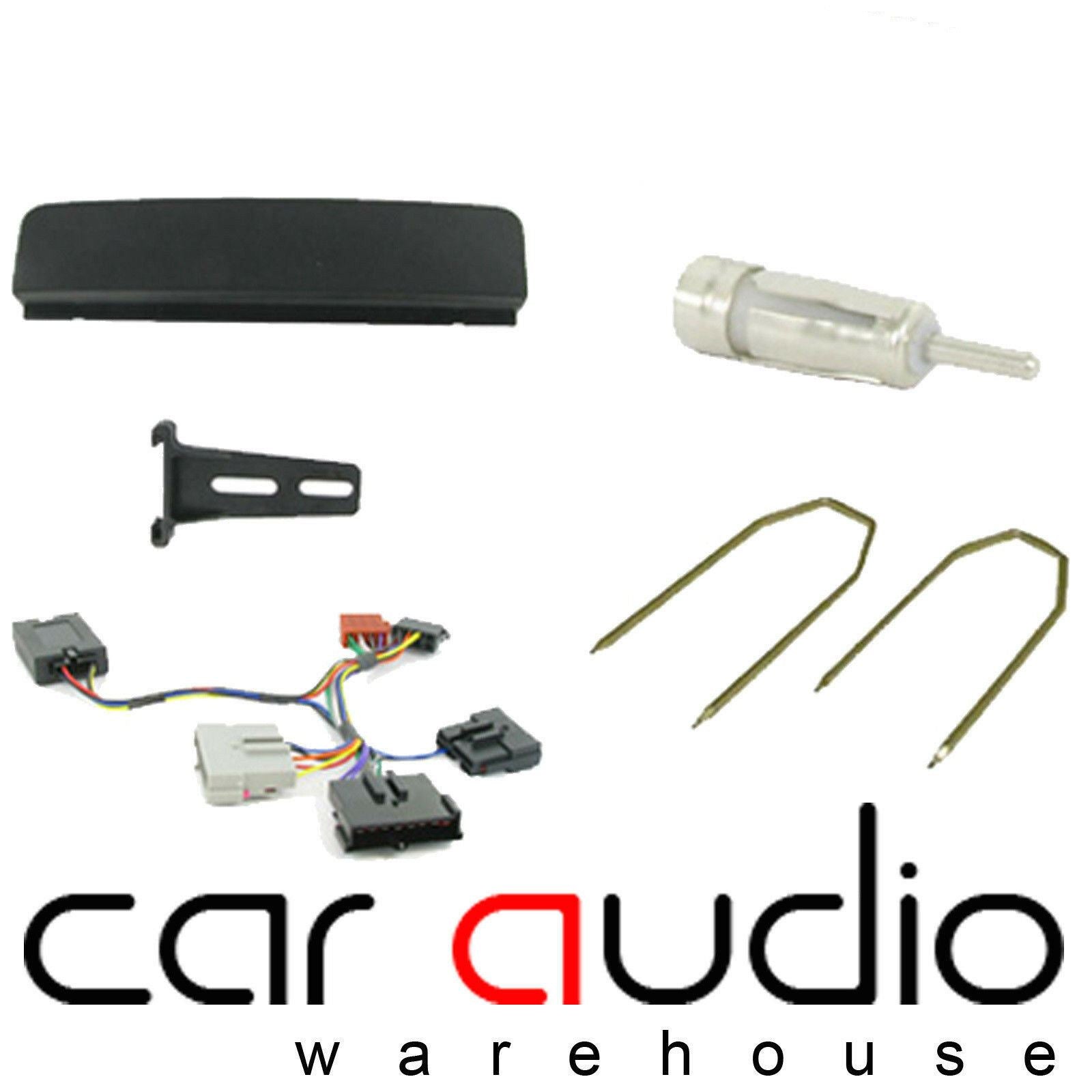 Connects 2 CTKFD19 - Ford Cougar 1998 - 2002  Single Din Facia & Steering wheel Interface Fitting Installation Kit (Black Facia Panel)