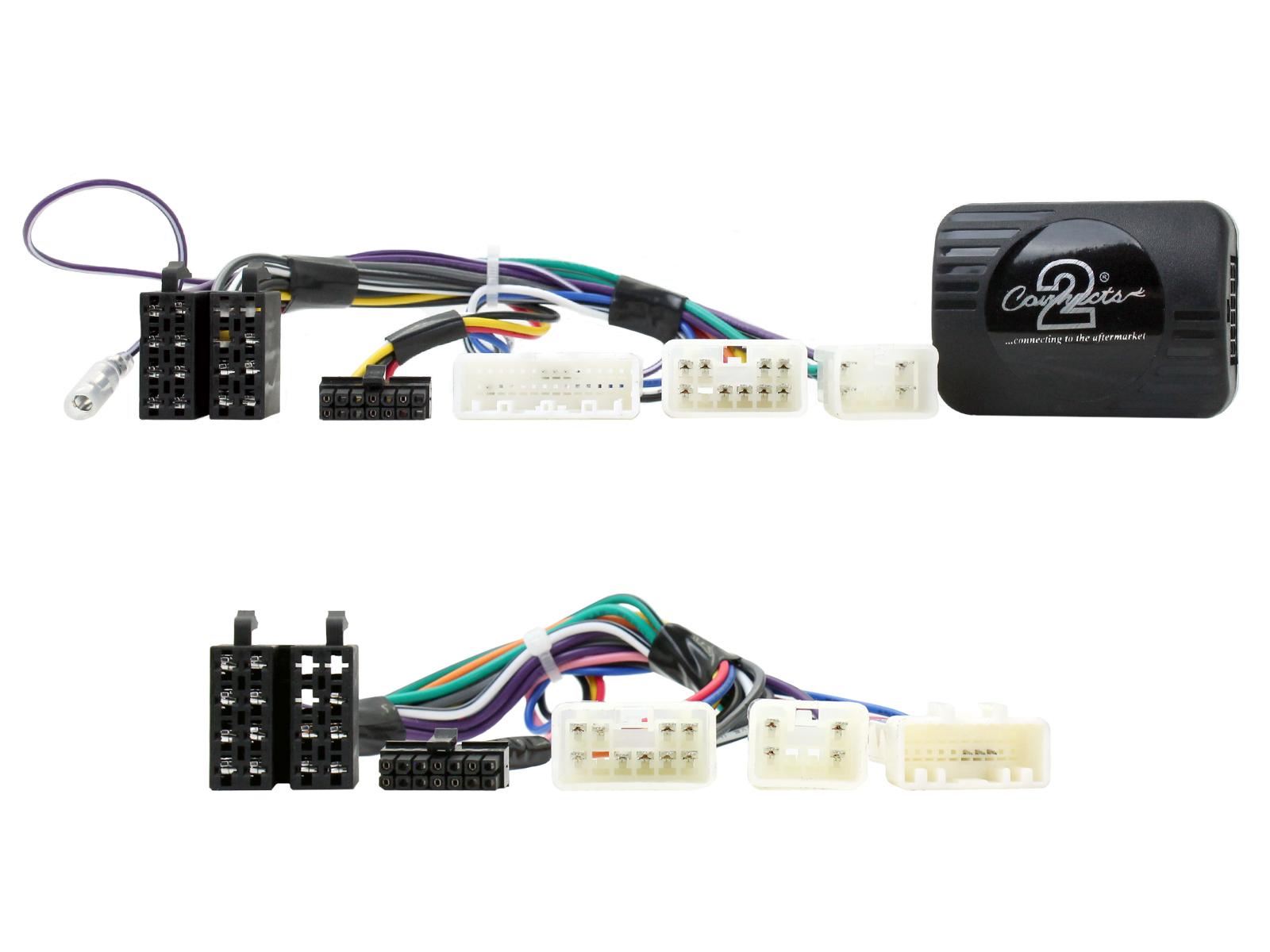 SONY 6.2" Screen Blutooth Double Din Stereo Fitting Kit + Steering Wheel Stalk Controls to fit Toyota Auris 2007-12