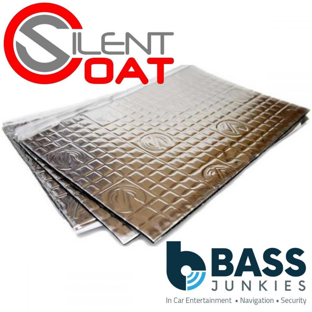 Silent Coat Volume 20 Sheets x 2mm (375 x 250mm each) Sound Deadening Mat Pack