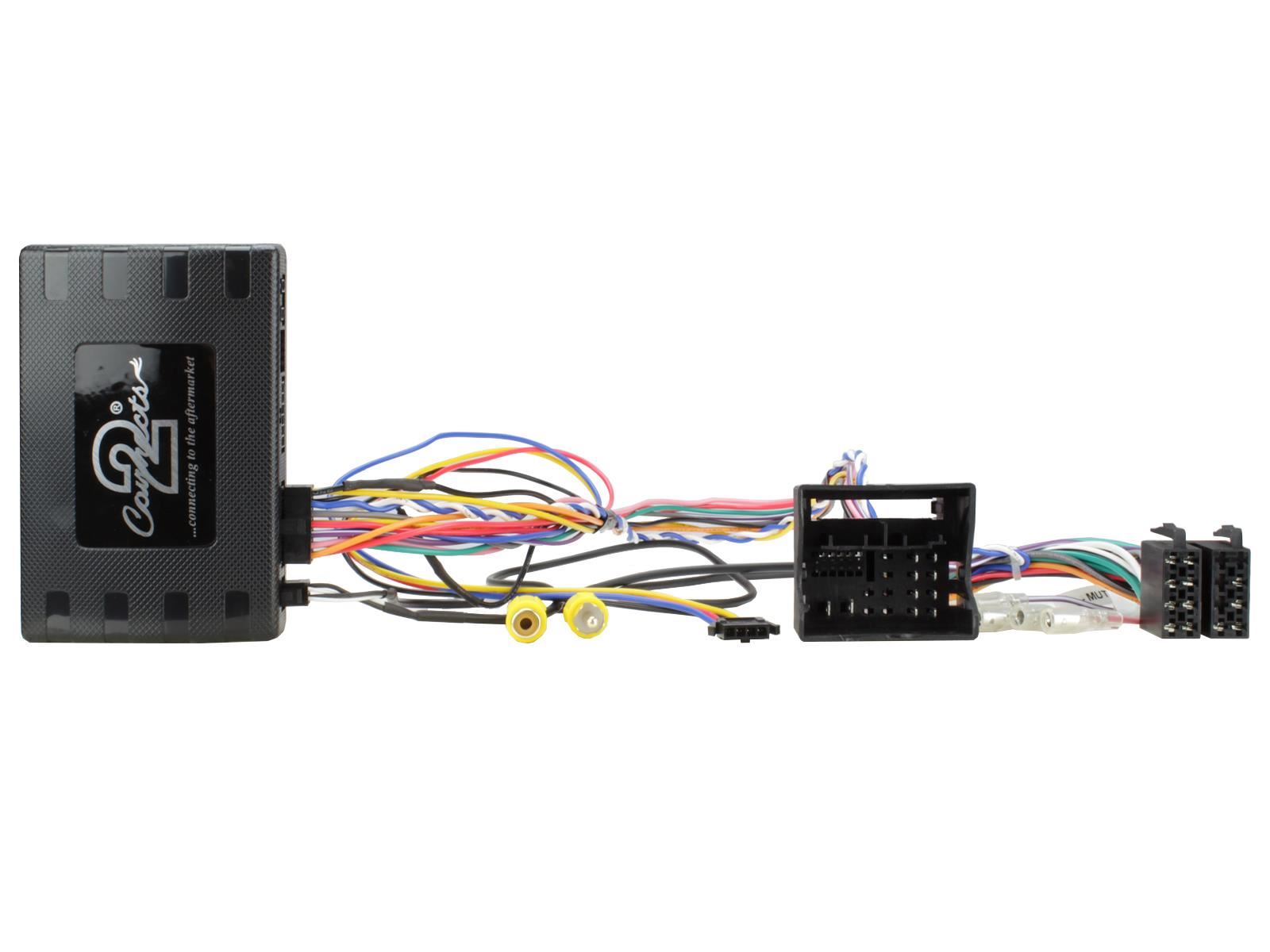 Double Din Stereo Fitting Kit + Steering Wheel Stalk Controls to fit VW Transporter 2019-
