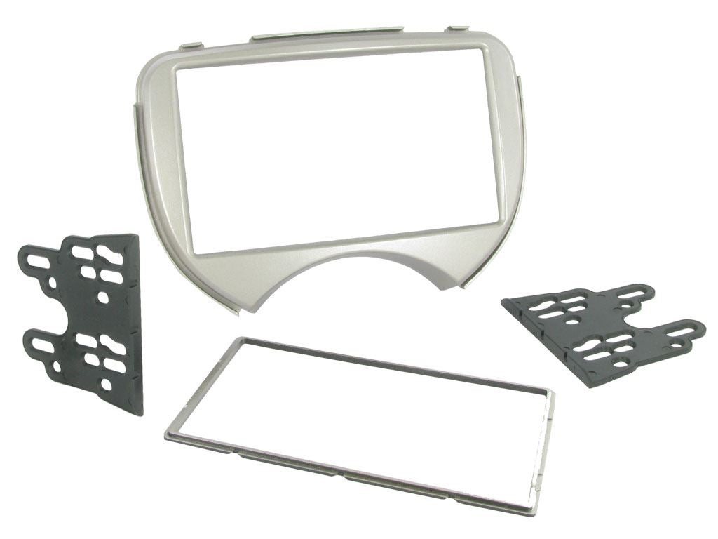 Connects2 CTKNS02 - Nissan Micra 2011-2014 Double Din Fascia & Steering Wheel Interface Installation Kit