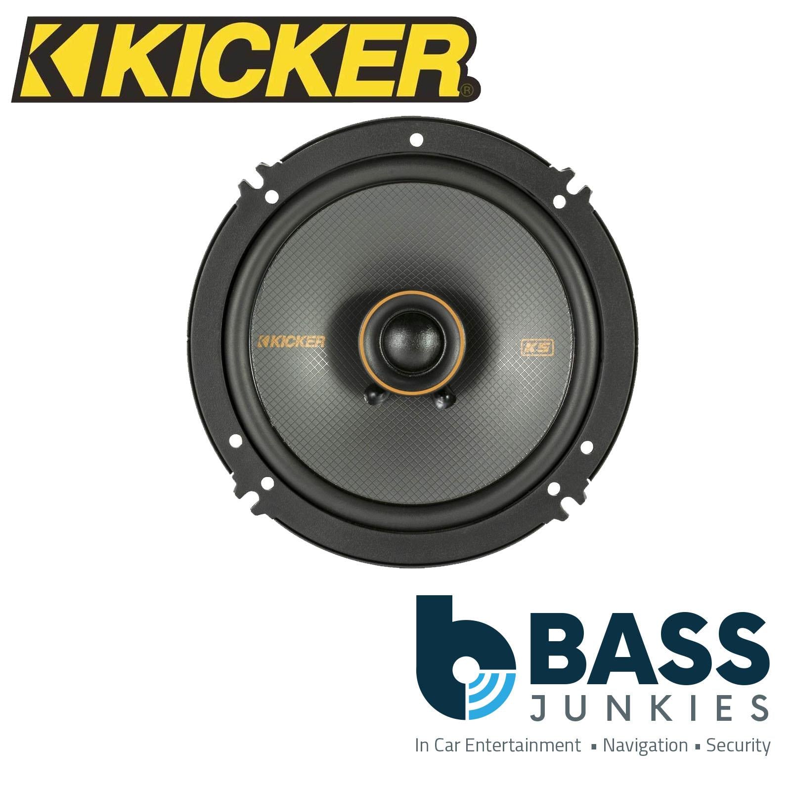 KICKER KA47KSC6504 6.5 inch 2-Way 400W Max Power 4 Ohms Car Audio Speaker Pair