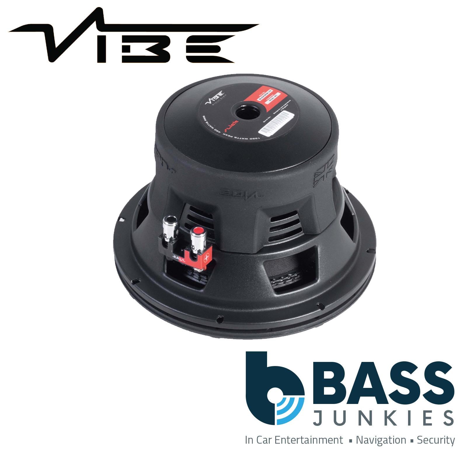 VIBE SLICK8D2-V3 8 Inch Dual 2 Ohms 1350W Max Power 450W RMS Car Audio Subwoofer