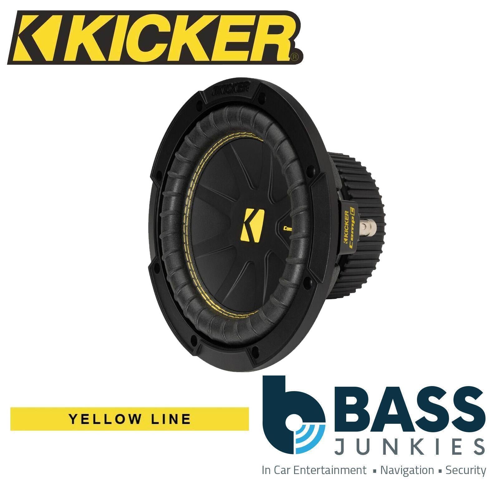 Kicker CWCD124 - CompC 12" 30cm 600 Watts 4 Ohm Dual Voice Coil DVC Car Subwoofer