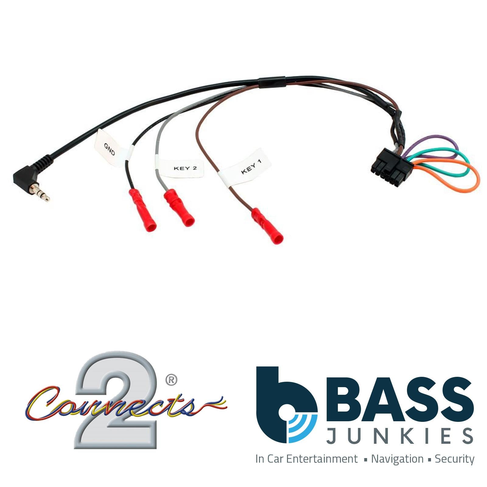Single Din Stereo Fitting Kit + Steering Wheel Stalk Controls to fit Vauxhall Insignia 2008-14
