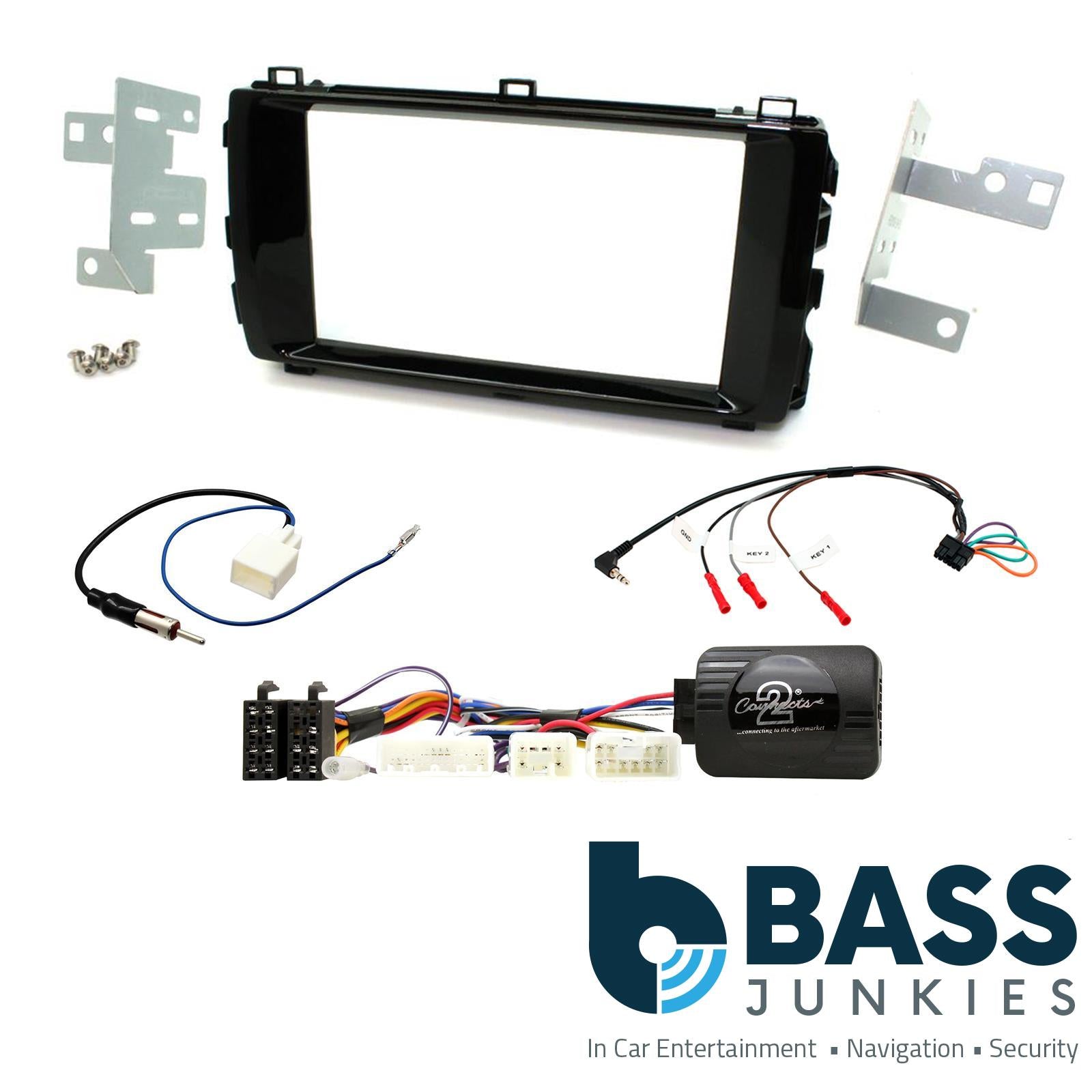Connects2 CTKTY08 - Toyota Auris 2013 Onwards Double Din Fascia Installation Kit