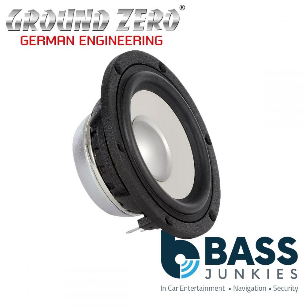Ground Zero GZPM 80SQX-II 80mm 3.15″ 110 Watts High End Mid-Range Car Speaker (Single)