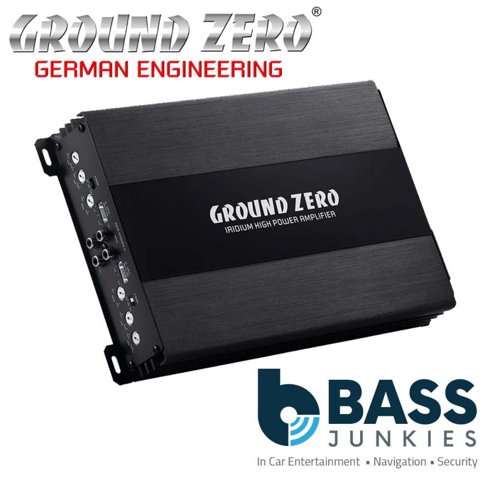 Ground Zero GZIA 4115HPX-II - Class A/B 4-Channel 4 x 125 Watts 2 Ohm Car Amplifier