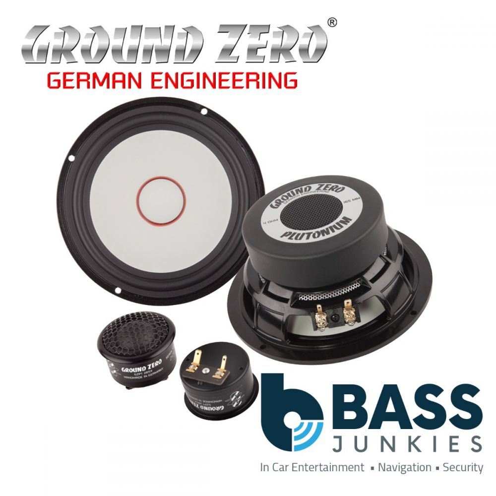 Ground Zero GZPC 165SQ-ACT -  6.5" Inch 16.5cm  2 Way Component System - 130 250 W