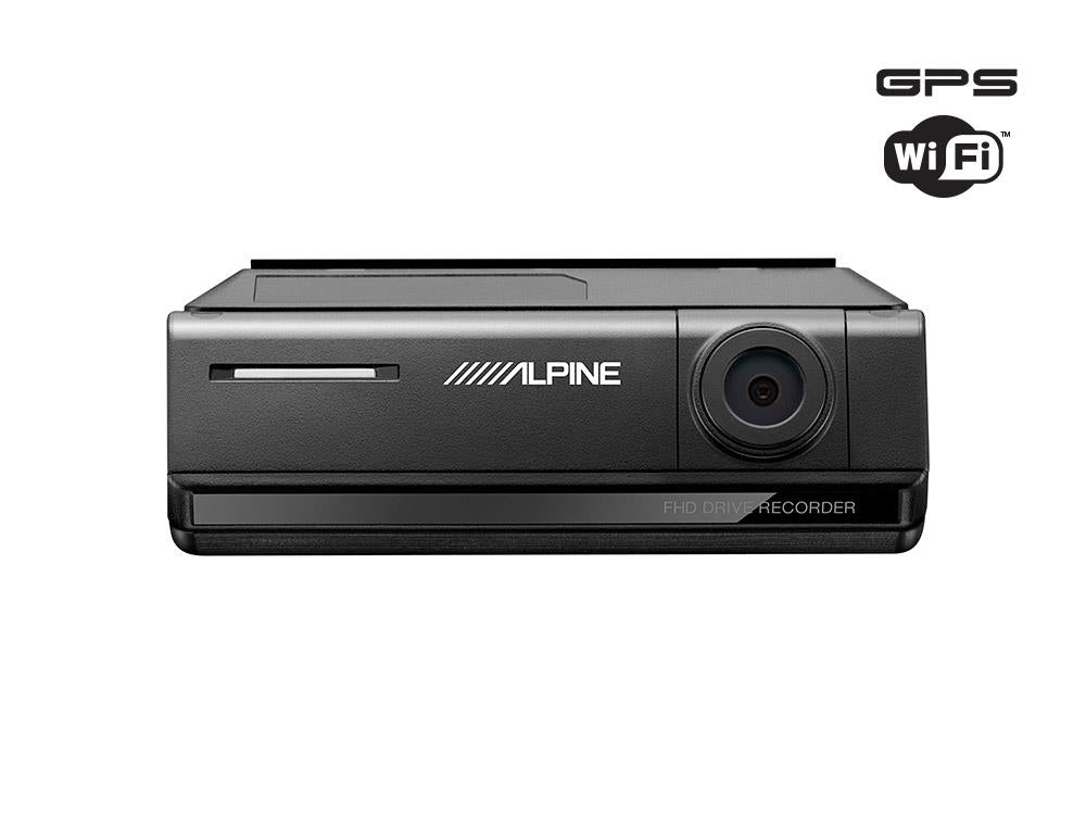 Alpine DVR-C320S DVR Dash-Cam FULL HD|1080p|CMOS Sensor|GPS|WiFi|Surveillance Mode|Driver Warnings|Collision Warnings Advanced Dashboard Camera with Driver Assistance (ADAS) GPS Full HD 1080p
