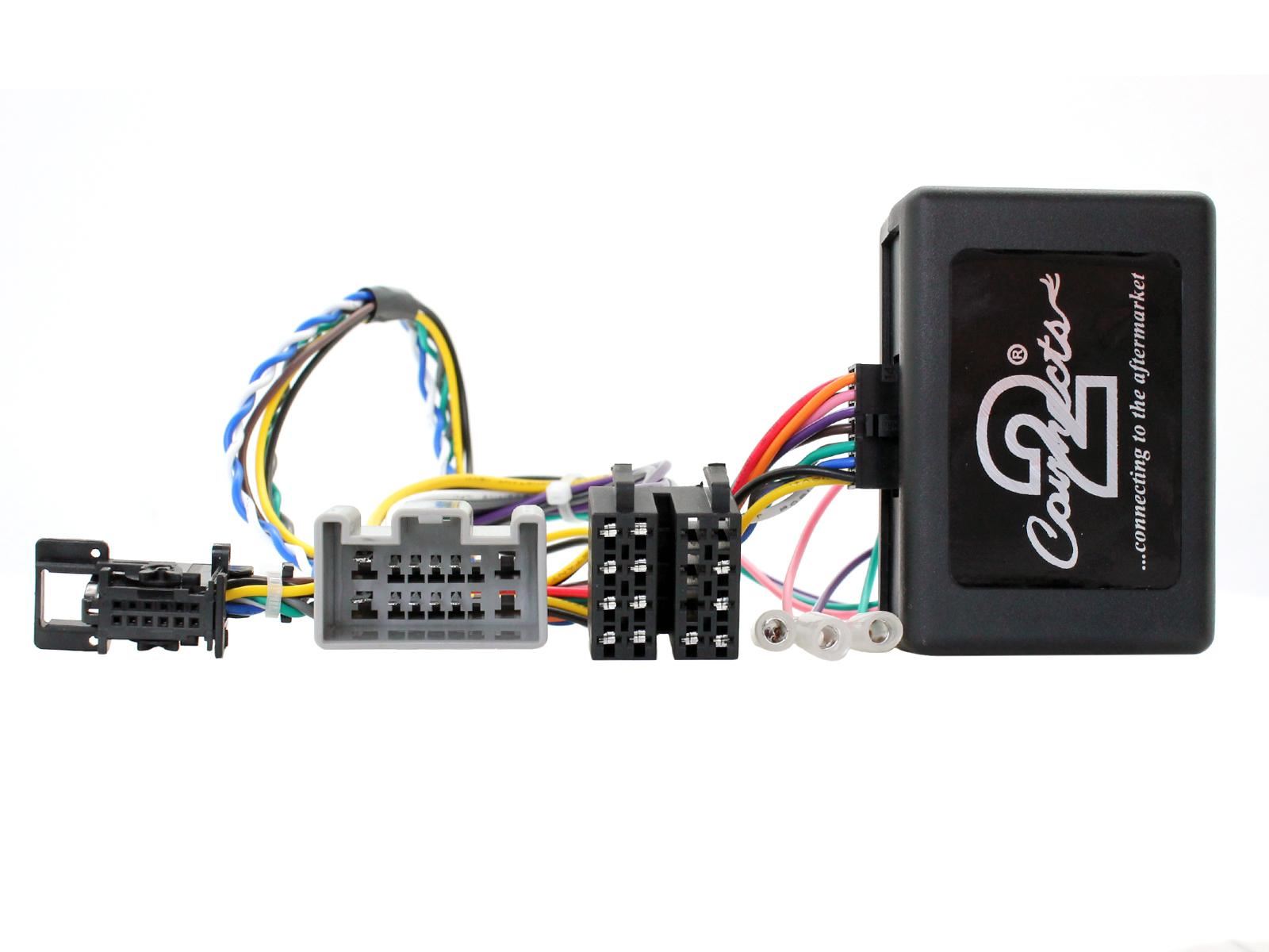 Grundig 6.8" Apple Android Double Din Stereo Fitting Kit + Steering Wheel Stalk Controls to fit Ford Fiesta 2008-12