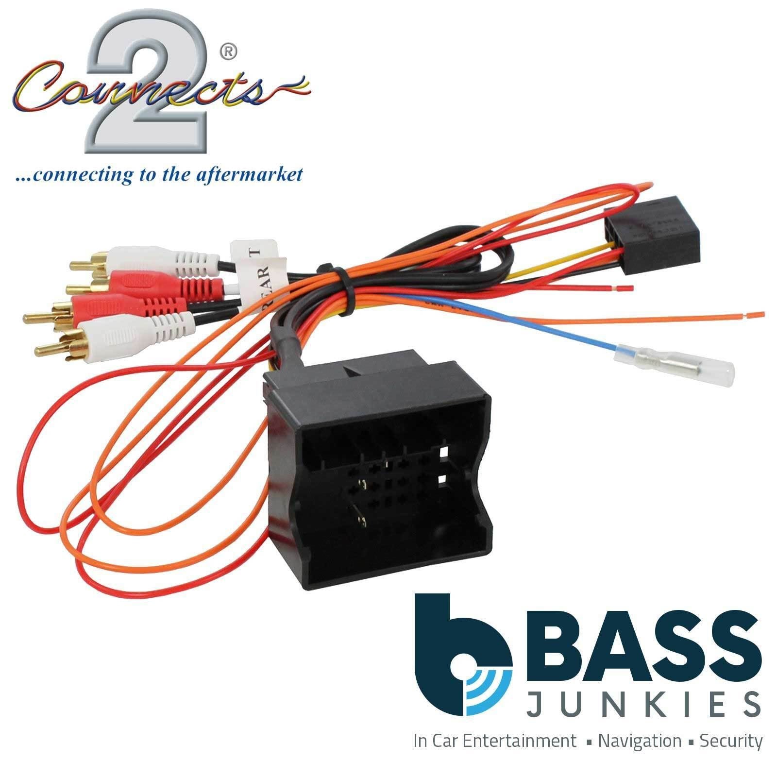 Connects2 CT20AU07 - Audi A3 / A4 /  A6 / TT Car Stereo Radio Quadlock ISO Harness Adaptor