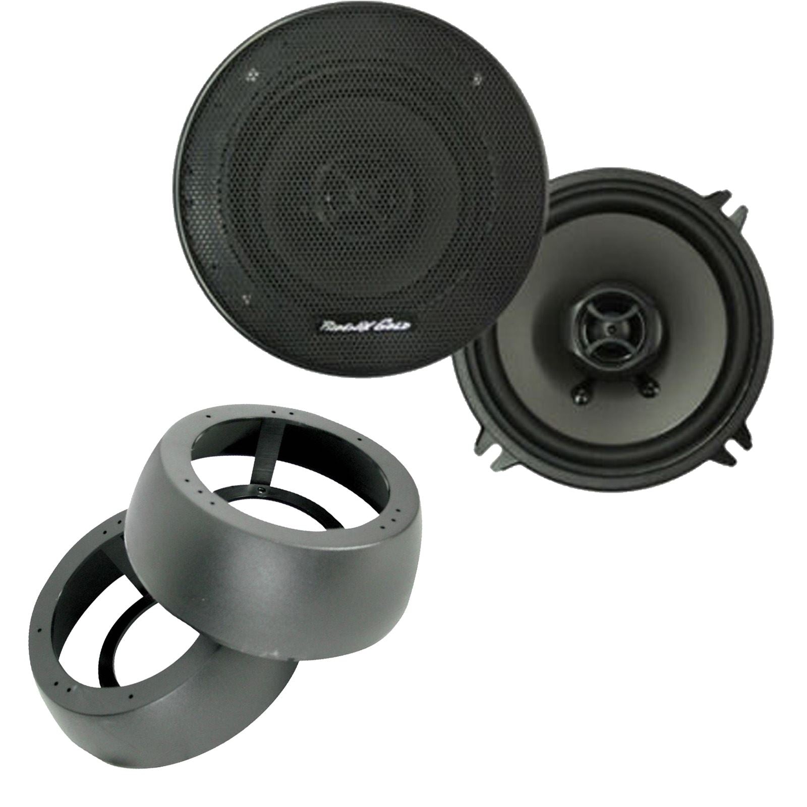 Phoenix Gold Z5CX 2-Way 130mm/13cm/5.25" Coaxial Speakers (Per Pair 280 Watts) Fits Universal