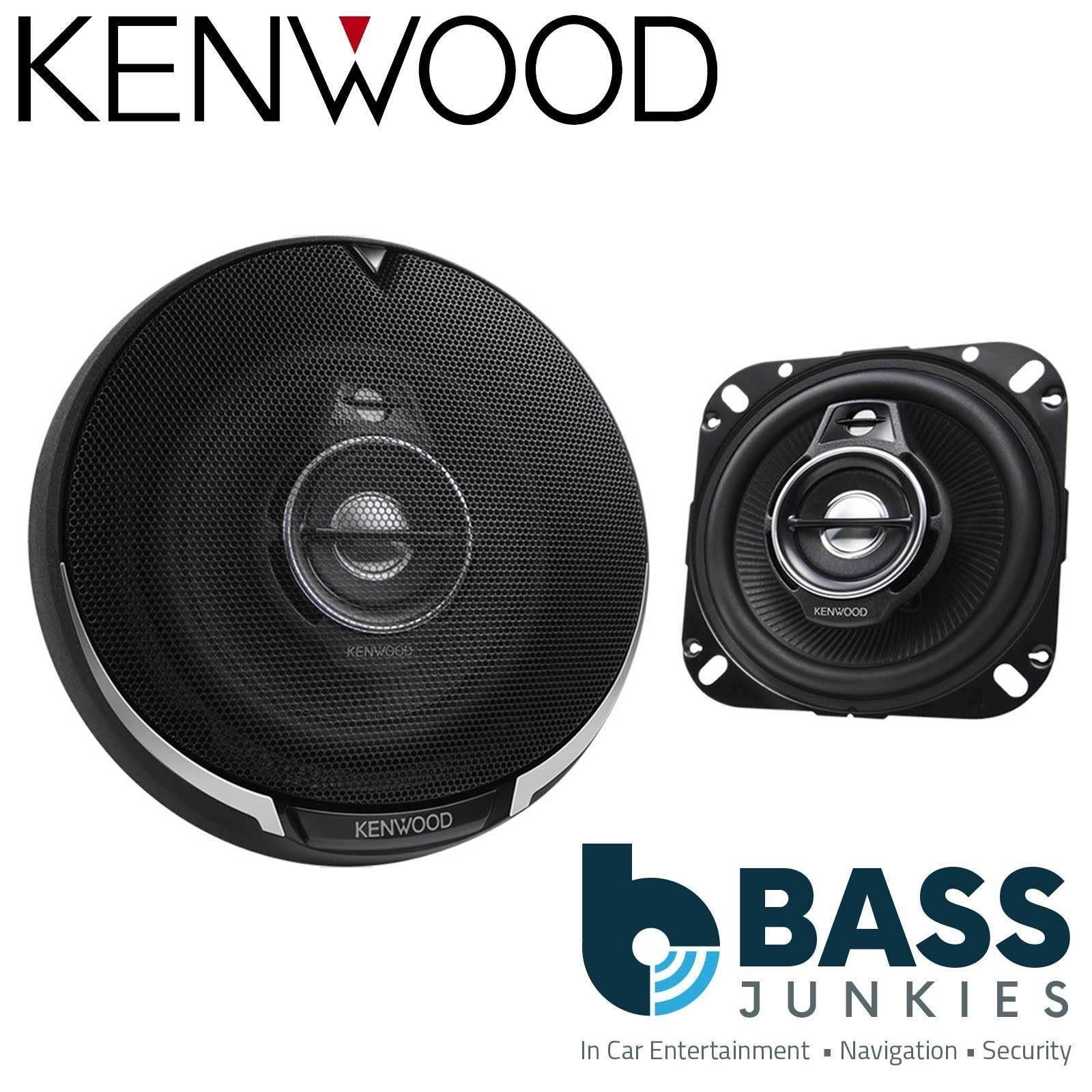 Kenwood KFC-PS1095 - 10 cm 4" 220 Watts 3 Way Coaxial  Car Van Door Dash Speakers