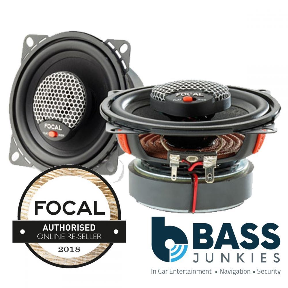 Focal Integration ICU100 4" 10cm 40 Watts Coaxial Car Van Speakers Pair