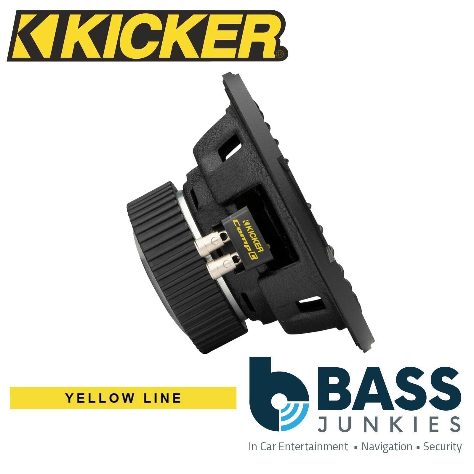 Kicker CWCS124 - CompC 12" 30cm 600 Watts 4 Ohm Single Voice Coil SVC Car Subwoofer