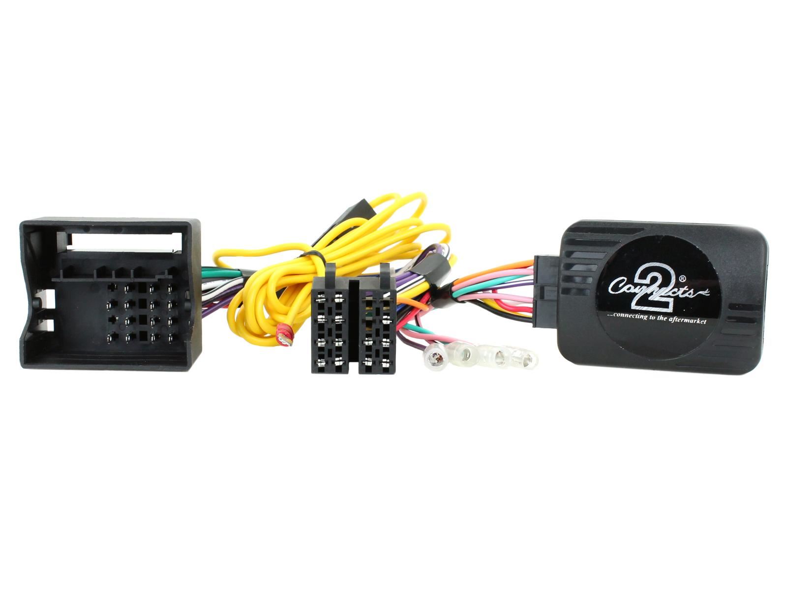 Grundig 6.8" Apple Android Double Din Stereo Fitting Kit + Steering Wheel Stalk Controls to fit BMW Mini 2013-16