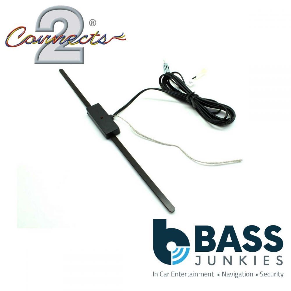 Connects2 CT27UV28 Universal Car Radio Aerial Antenna Internal Windscreen Glass Mount
