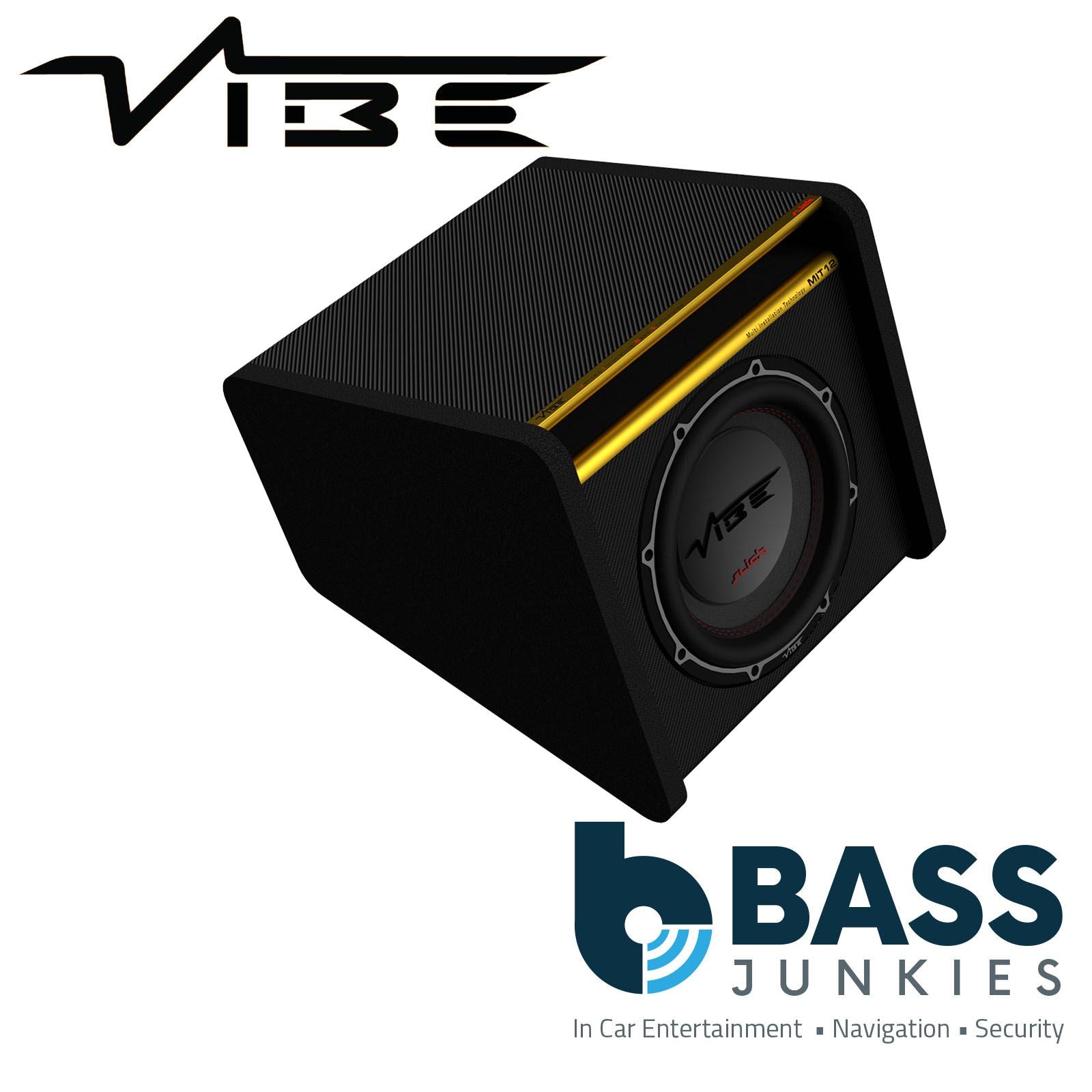 Vibe SLICKMIT12-V3 12 inch Car Sub Bass Passive Enclosure 500W 1500W Max Power