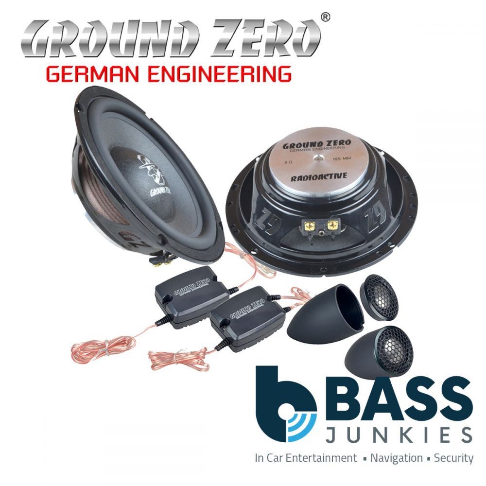 Ground Zero GZRC 165NEO-IV - 6.5" Inch 16.5cm 2 Way Component 170 Watts Car Speaker Set