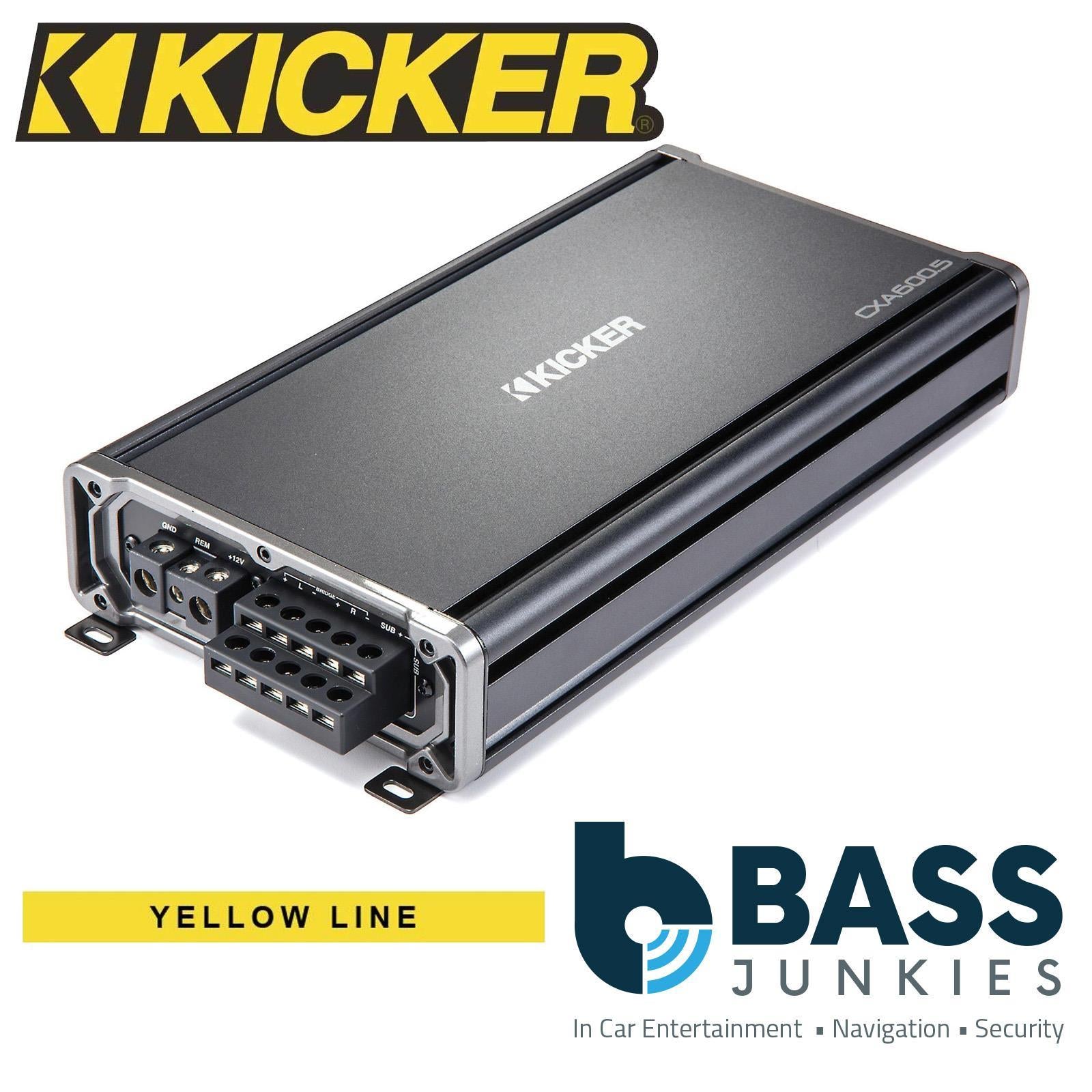KICKER 43CXA6005 CX Series 600 Watts Multi 5 Channel Car Stereo Amp Amplifier