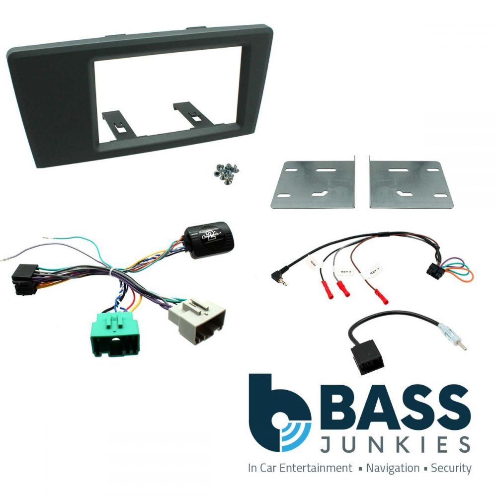 Connects2 CTKVL01 - Volvo S40 2000 - 2004 Double Din Fascia & Steering Wheel Interface Installation Kit