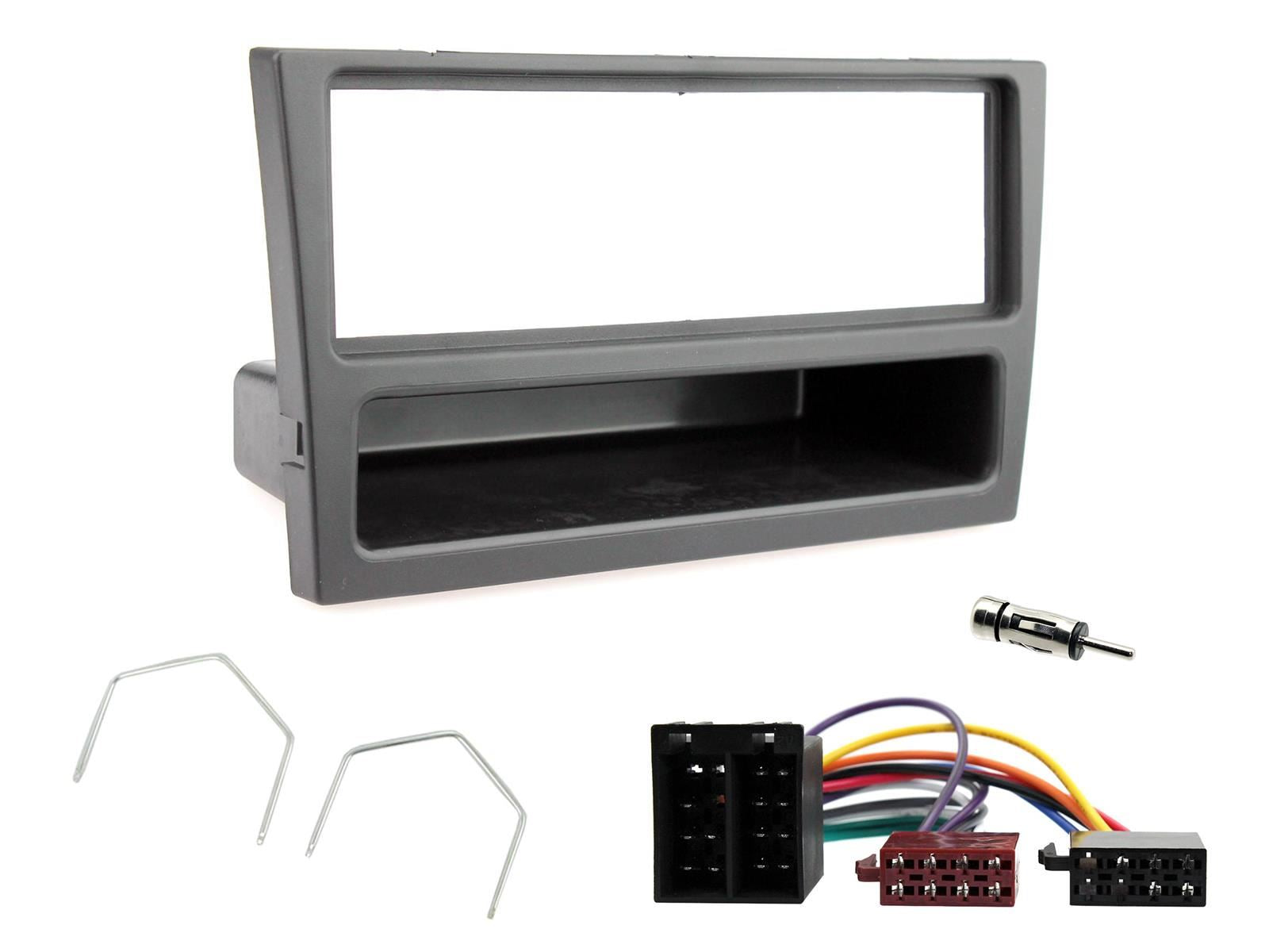 Single Din Stereo Fitting Kit + Steering Wheel Stalk Controls to fit Vauxhall Agila 2000-07 | Vauxhall Corsa 2000-06 | Vauxhall Meriva 2003-10