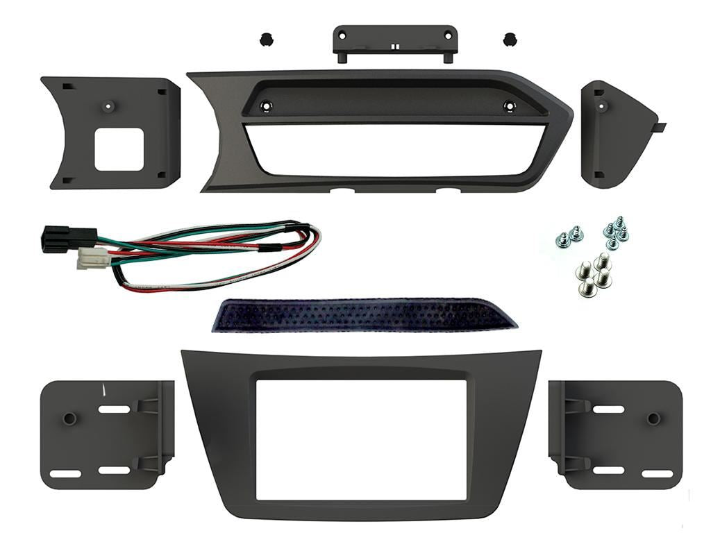 Connects2 Double Din Stereo fitting kit for LHD (left had drive) Mercedes C-Class 2012-2014 Vehicle Specific Stereo Screen Steering Controls Fitting Kit