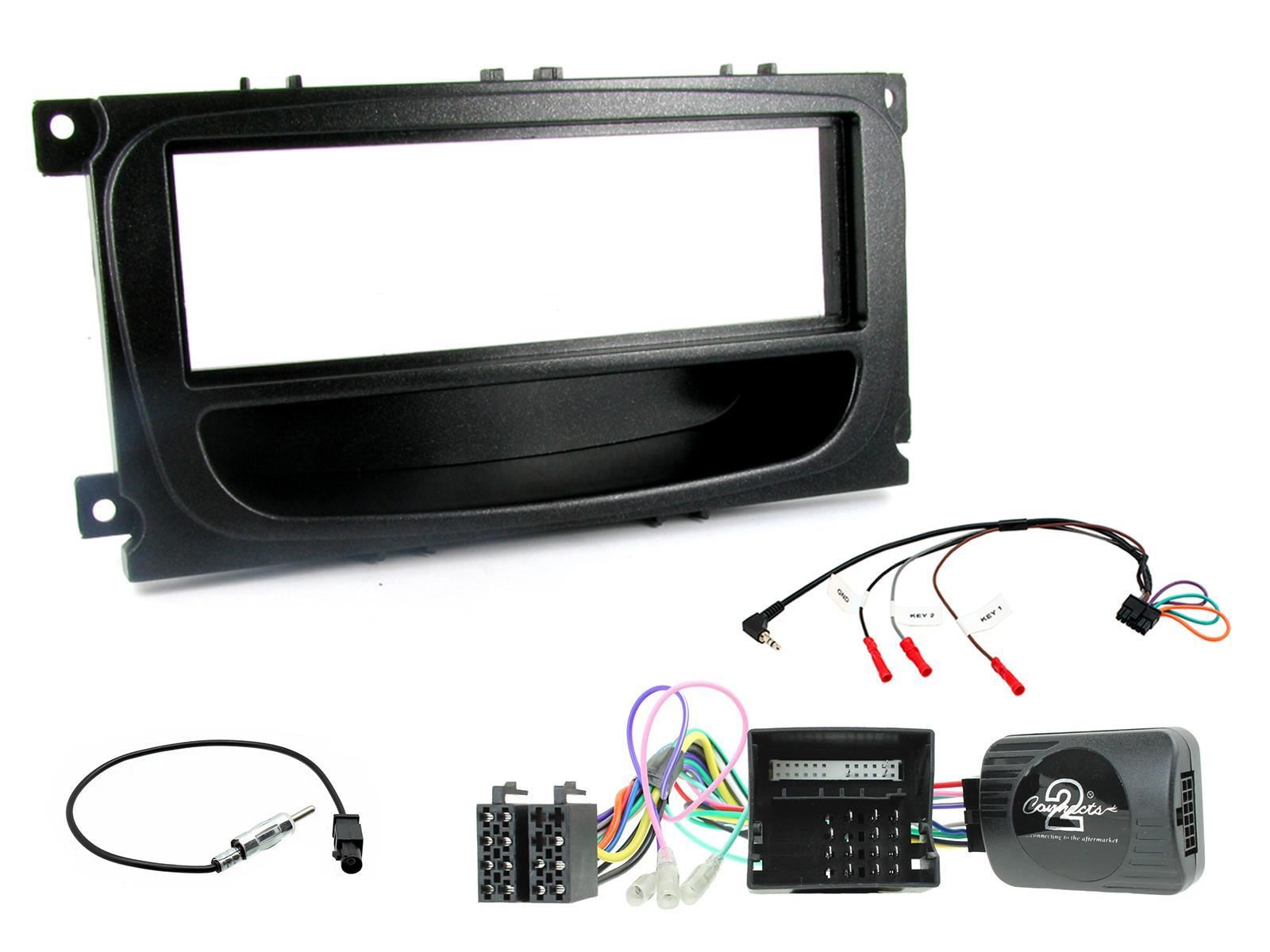 Connects2 CTKFD61 Ford Focus Mondeo Single Din Car Stereo Fascia & Steering Wheel Kit