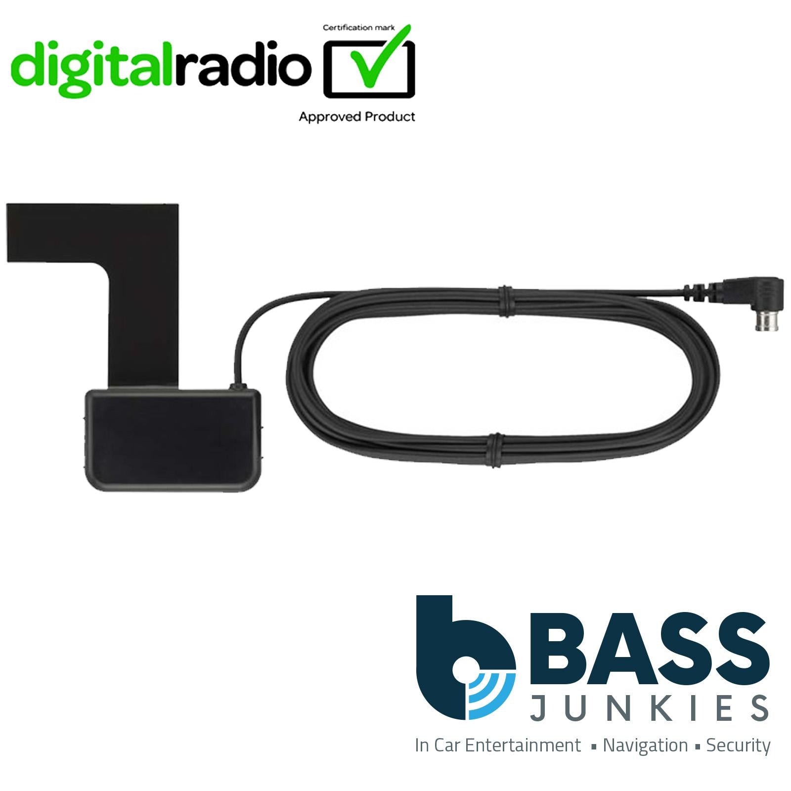 SONY DAB+ Apple | Android Double Din Stereo Fitting Kit + Steering Wheel Stalk Controls to fit Honda Civic 2006-11