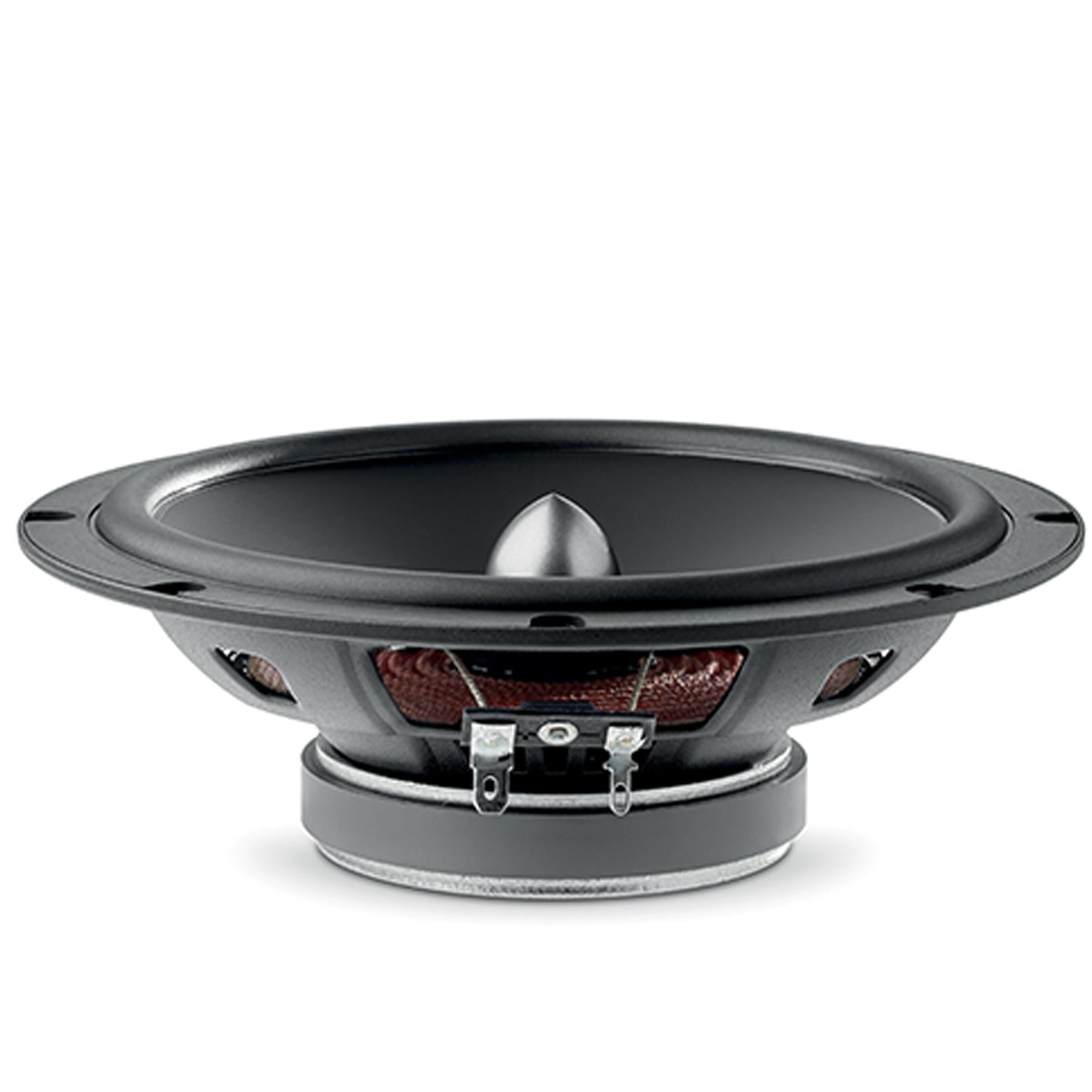 Focal ASE165-S 165mm/16.5cm/6.5" Shallow Mount Slim Fit Car Door Component Speakers (Per Pair Max 220 watts | 110 watts RMS) Each Speaker: Max 110 watts | RMS 55 watts [Woofer/Tweeter/Crossover]